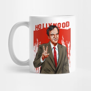 Quentin Tarantino - An illustration by Paul Cemmick Mug